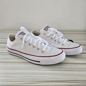 Converse Chuck Taylor White Low Top Sneakers Shoes Size M 5 W 7